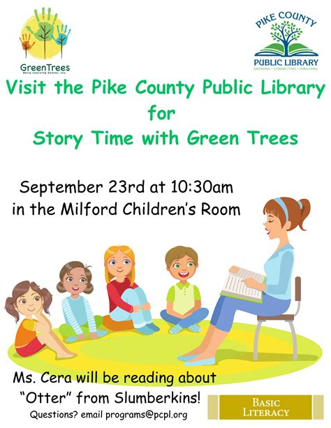 Story Time with Green Trees - Pike County Public Library
