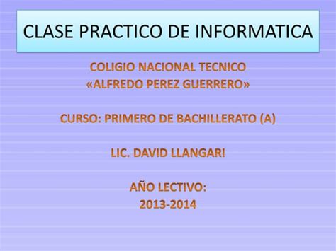 Image result for Informatica Clase