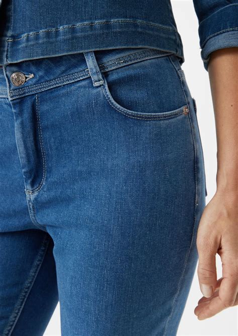 Slim fit: Ankle-length jeans - blue | Comma