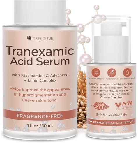 Amazon.com: The INKEY List Tranexamic Acid Serum, Helps Reduce Appearance of Skin Discoloration ...