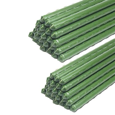 Buy YIDIE Sturdy Metal Garden Stakes 4 Ft Tomato Cage Plastic Coated ...