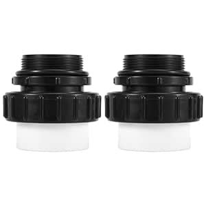 PEUTIER 2pcs Hi-Temp Union, 2" MIP x 2" Slip PVC Compatible with All ...