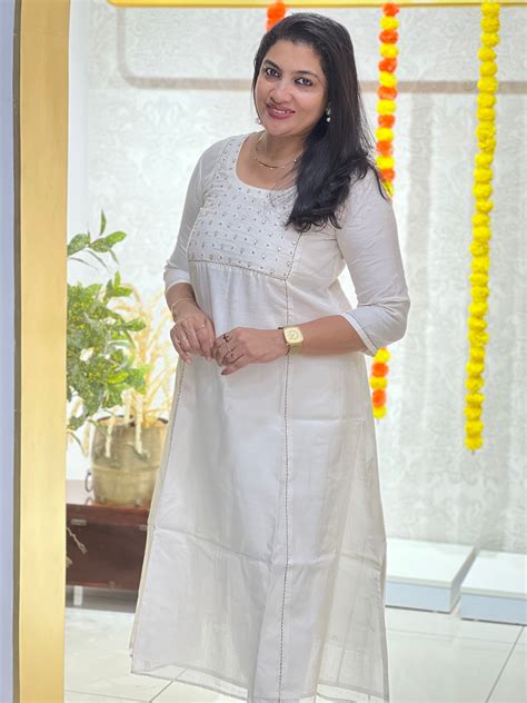 Beads & Sequence Embroidery Detailed Chanderi Silk Kurta Material | DN ...