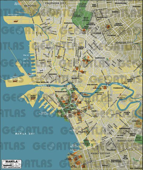 Manila Map - Philippines