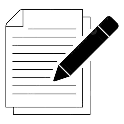 Pen And Paper Clipart Png