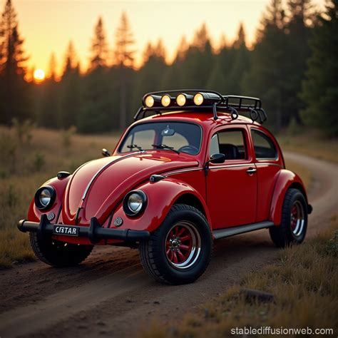 Baja Beetle with Off-Road Features | Stable Diffusion Online