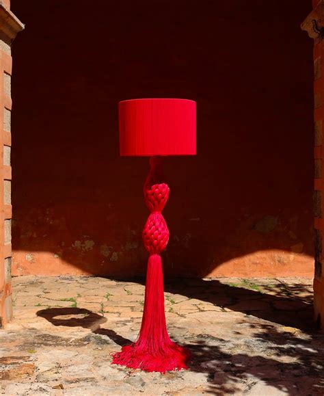 Mexican Handmade 5 Foot Tassel Floor Lamp- Xux | CoLores Decor | Funky ...