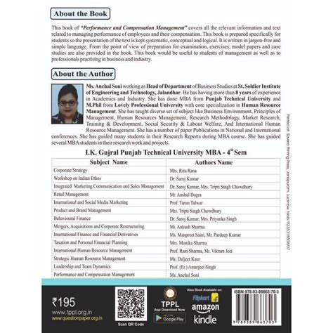 Performance and Compensation Management MBA Fourth semester 4th semester