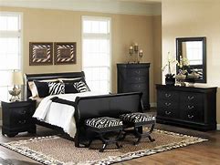 Image result for Black Lacquer Bedroom Furniture