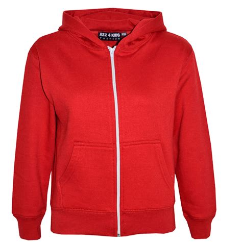 Girls red zip up hoodie online
