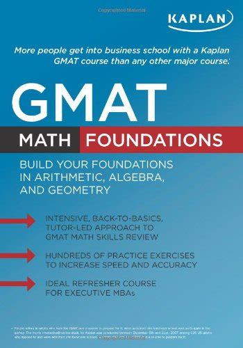 Buy Kaplan GMAT Math Foundations Book Online at Low Prices in India ...