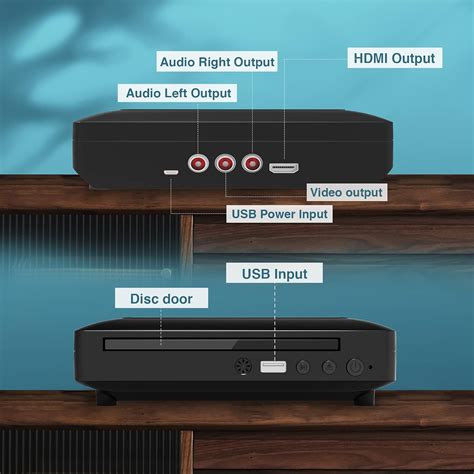 Tojock Mini DVD Player for TV, Region Free HD 1080P India | Ubuy