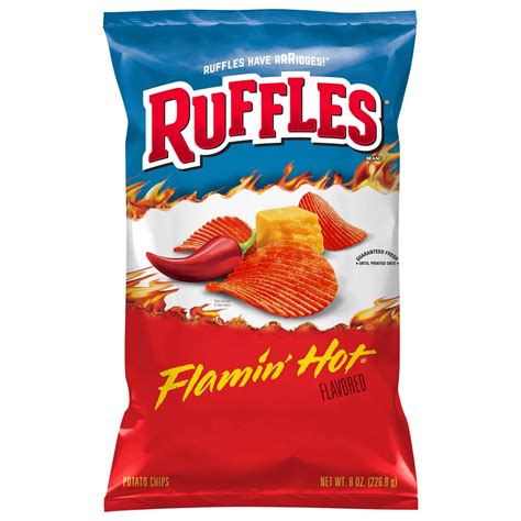 Ruffles Flamin' Hot Potato Chips, 8 oz | Joe V's Smart Shop | Low ...