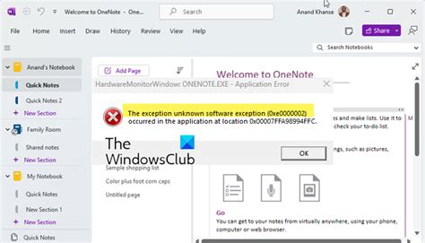 Image result for OneNote Error Code 0Xe00012e3 Bbdqt