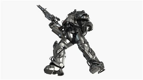 Fallout Combat Infantry Armor Walking 3D | 3D Molier International