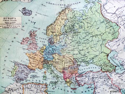 Old Map of Europe 的图像结果