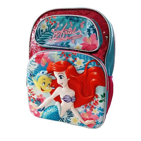 Ruz Disney The Little Mermaid Ariel 16 Large Backpack India | Ubuy