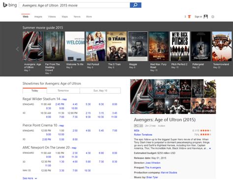 Bing Movies Search 的图像结果
