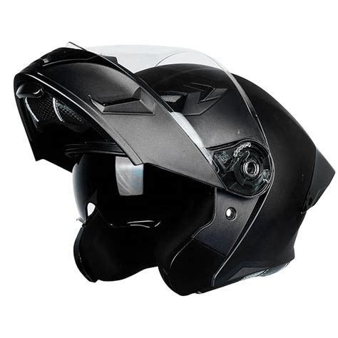 Steelbird SBA-20 7Wings ISI Certified Flip-Up Helmet with Black Spoiler ...