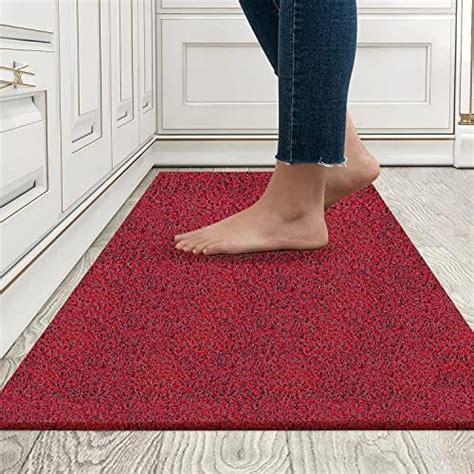 Buy Kuber Industries PVC Large Doormat - Red, Standard (Newcarpdoorm14 ...