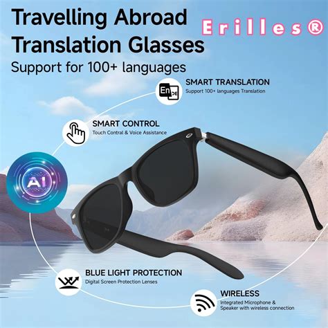 Smart AI Translation Sunglasses