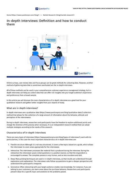 Image result for In-Depth Interview Example