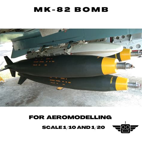 💣 Mk-82 Bomb For aeromodelling・ STL File for ・Cults