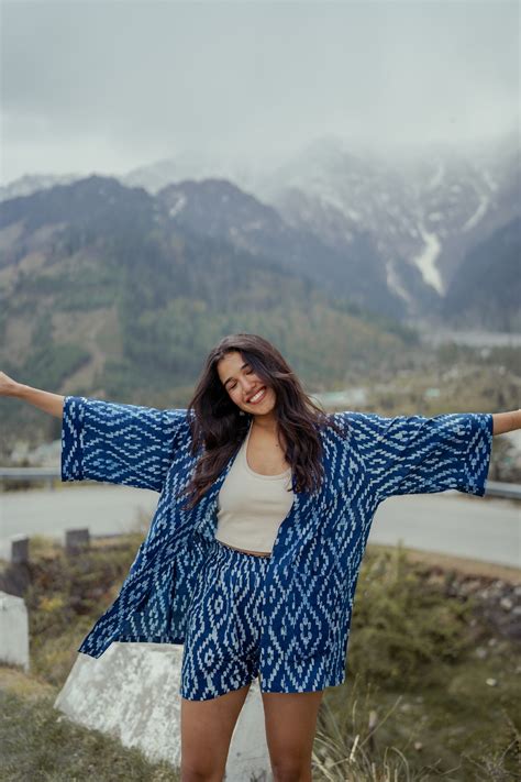 Indigo Shrug and Shorts Set – Kaira by Nikita