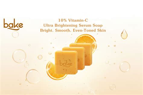 Bake 10% Vitamin C Ultra Brightening Serum Soap – Your Daily Glow Bar