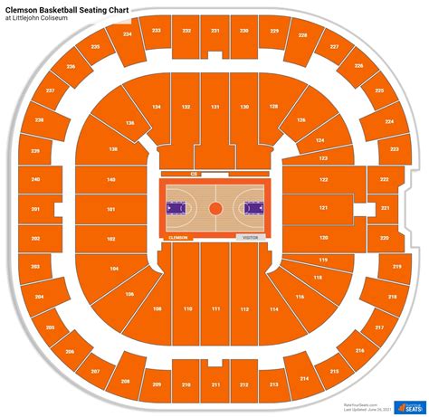 Littlejohn Coliseum Seating Chart - RateYourSeats.com