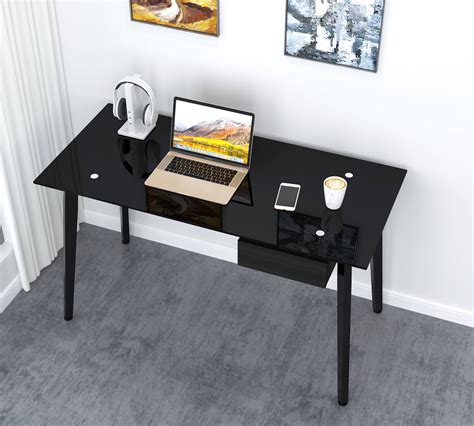 Image result for Glass Computer Table