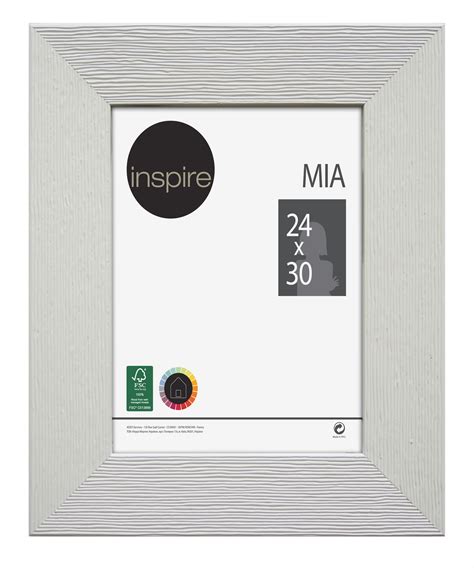 Cornice INSPIRE Mia bianco opaco per foto da 24x30 cm | Leroy Merlin