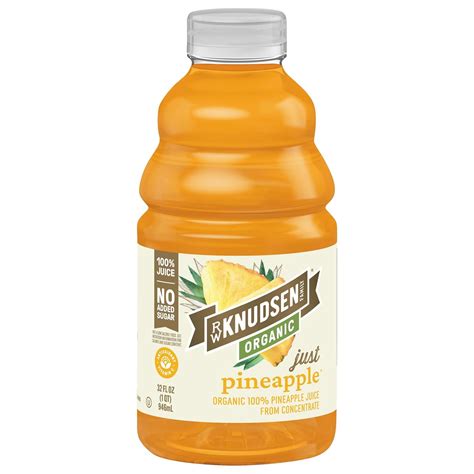 Amazon.com : R.W. Knudsen Organic Pineapple Juice Not from Concentrate ...