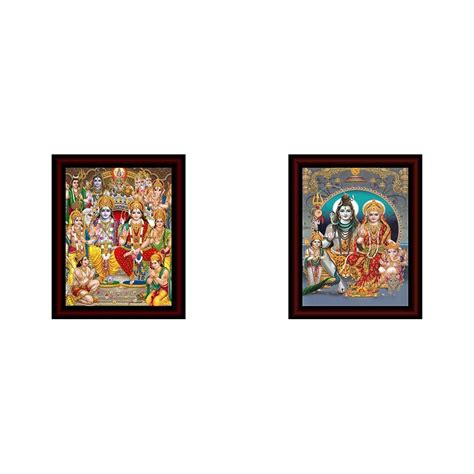 SAF Ram Darbar Framed Acrylic Glass Painting 14 inch x 11 inch ...