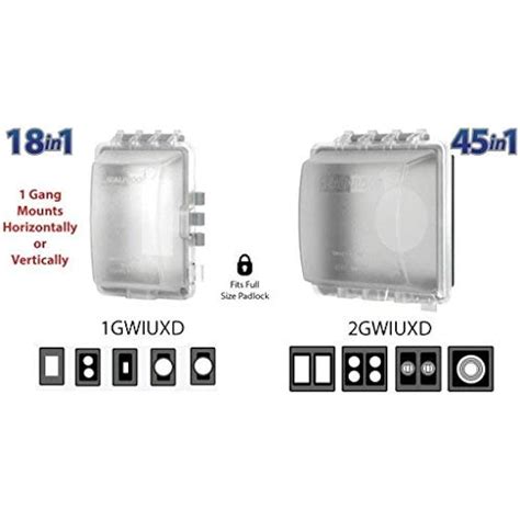 Sealproof Weatherproof Lockable Outlet Cover, 2-Gang, UL Extra India | Ubuy