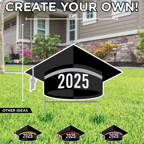 Class of (YEAR) Graduation Lawn Sign with Picture — Custom Lawn Sign