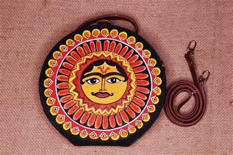 Madhubani Both Side Hand-painted crossbody Sling Bag – GoneCase