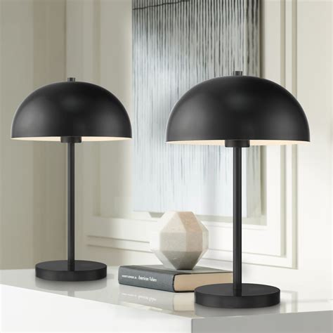360 Lighting Modern Mid-Century Luxury Accent Table Lamps 19 1/2" High ...