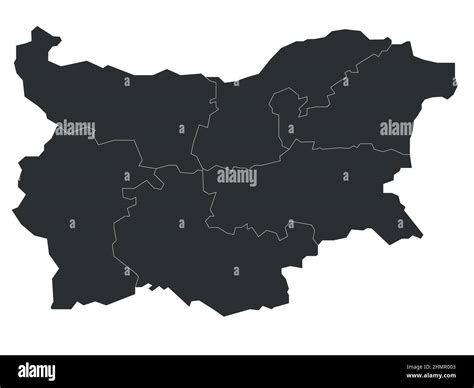 Bulgaria - administrative map of regions Stock Vector Image & Art - Alamy