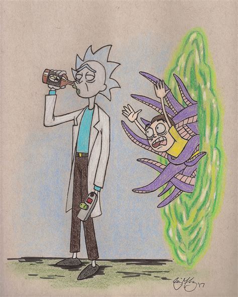 Rick And Morty Drawing at PaintingValley.com | Explore collection of ...