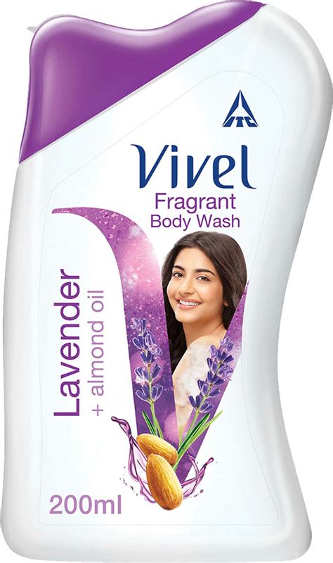 Buy VIVEL LAVENDER AND ALMOND OIL BODY WASH BOTTLE OF 200 ML Online ...