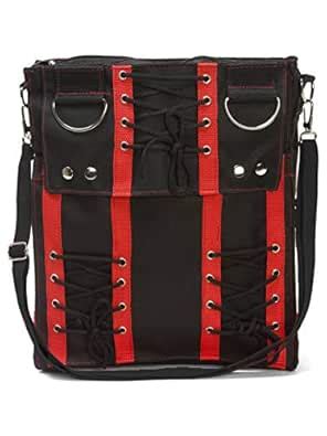 GT Collection Red Corset Sling Bag Purse Goth Vamp Rockabilly Punk ...