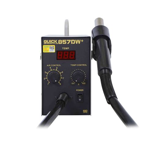 QUICK 857DW+ SMD rework station – soldering-tech
