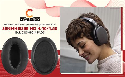 Crysendo Headphone Cushion Compatible with Sennheiser HD 4.40 BT/HD 4. ...