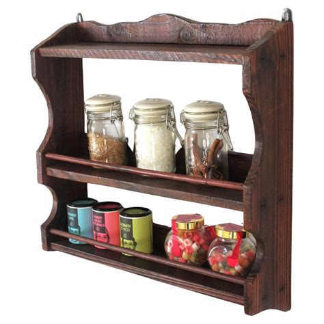 Spanish Colonial Wooden Wall Shelf, Spice Rack, Pantry Shelf For Sale ...