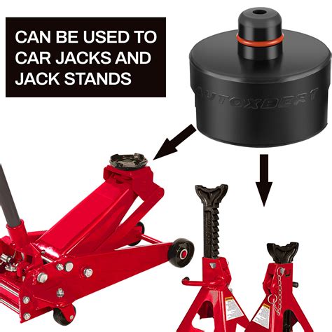 Floor Jack Stand Pad Adapter Fits 2-3 ton Jack Stands For Tesla Model 3 ...