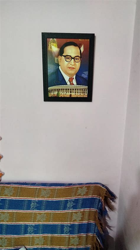 SAF paintings Bhim Rao Ambedkar Framed Acrylic Glass Painting 14 inch x ...