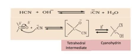 On what factor does rate of reaction of aldehydes or ketones with hcn ...