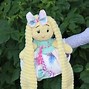 Image result for Plush Bunny with Bib