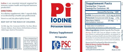 Buy Pi High Potency Potassium Iodide Iodine Online at Lowest Price in ...